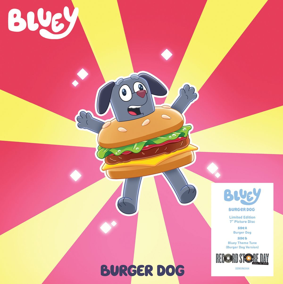 Burger Dog / Bluey Theme Tune (Burger Dog Version) - RSD 2025