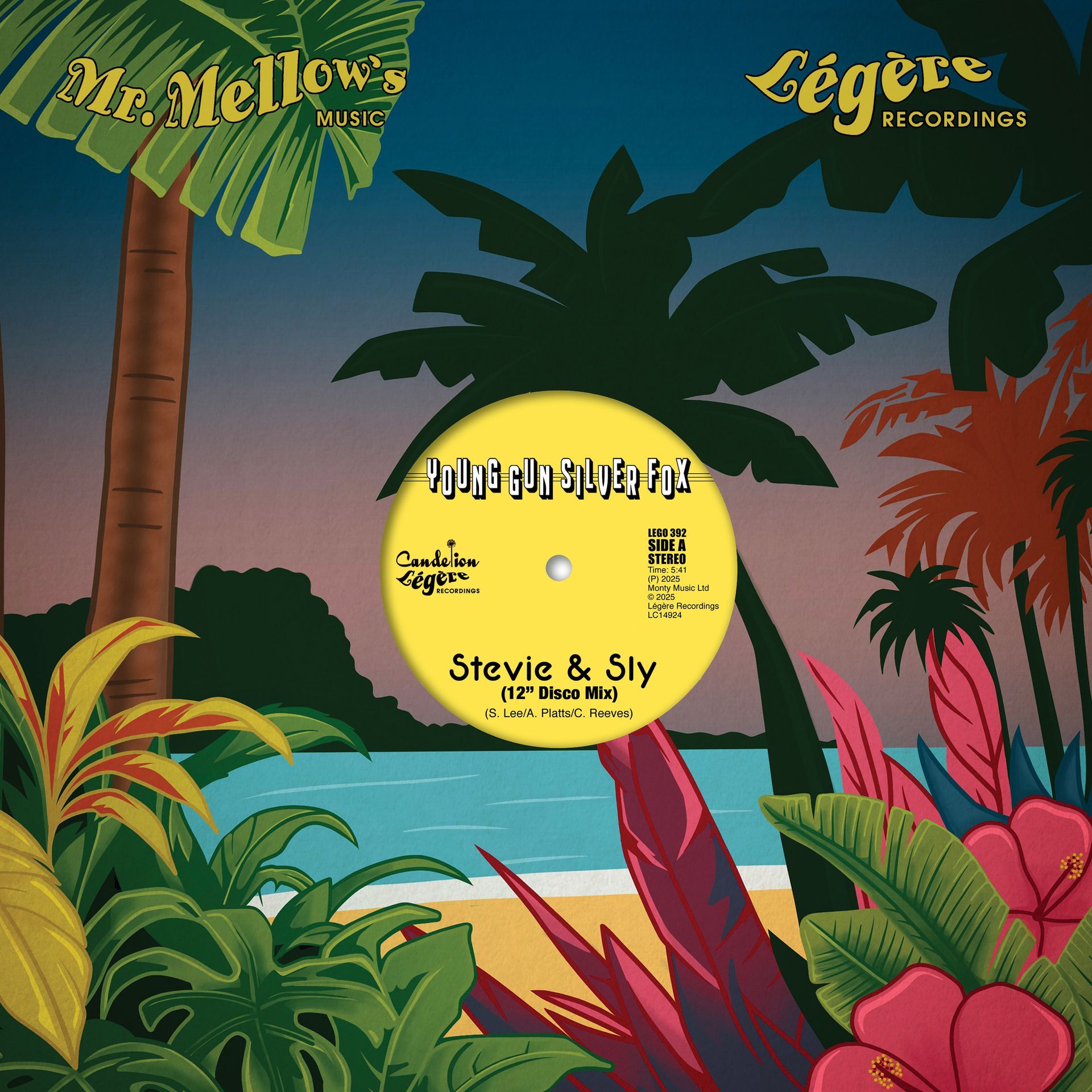 Young Gun Silver Fox - Pleasure (Extended 12" Mixes) - RSD Black Friday 2025 Product Image