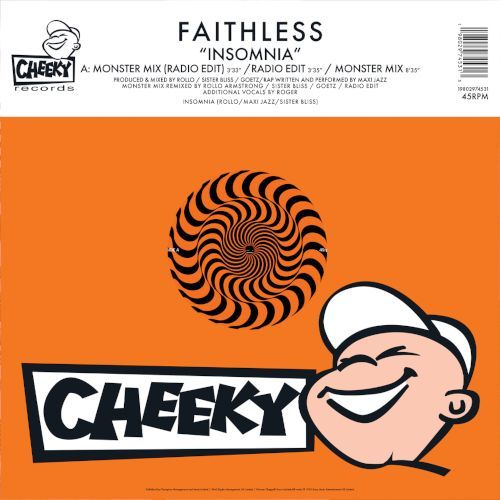 Faithless - Insomnia - RSD Black Friday 2025 Product Image