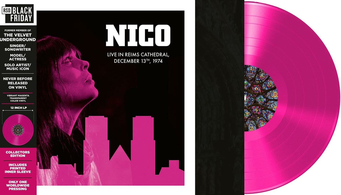 Nico - Live in Reims Cathedral – December 13th, 1974 - RSD Black Friday 2025 Product Image